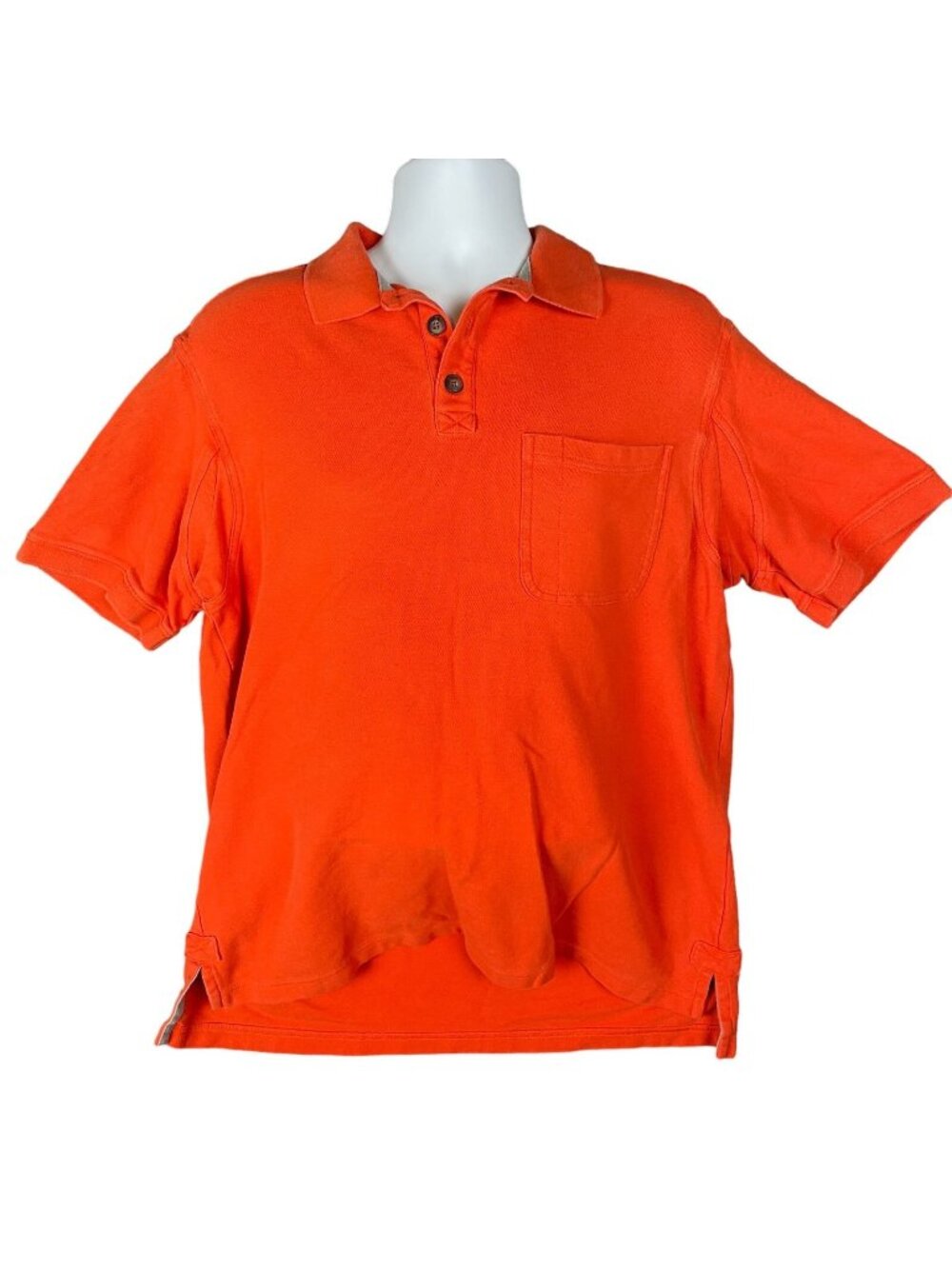 Duluth Mens Shirt L Orange Casual Work Minimalist Easy Utility Weekend Everyday